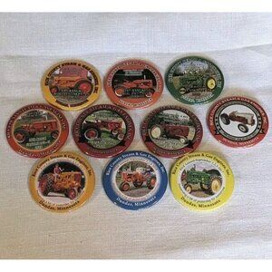 Rice County Steam Gas Engine Days Buttons Pinbacks Minnesota Dundas Tractors Lot